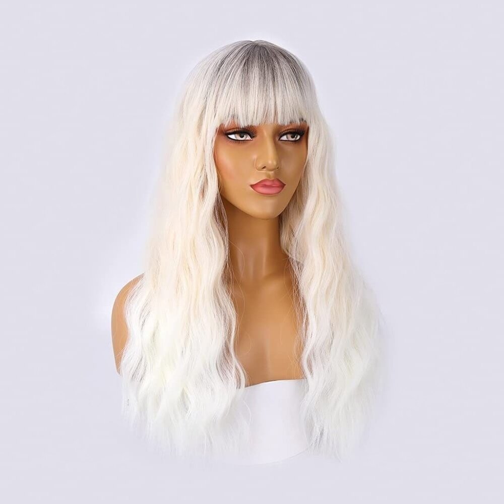 Platinum Blonde Wig,Hair Wigs - Picture 2 of 10